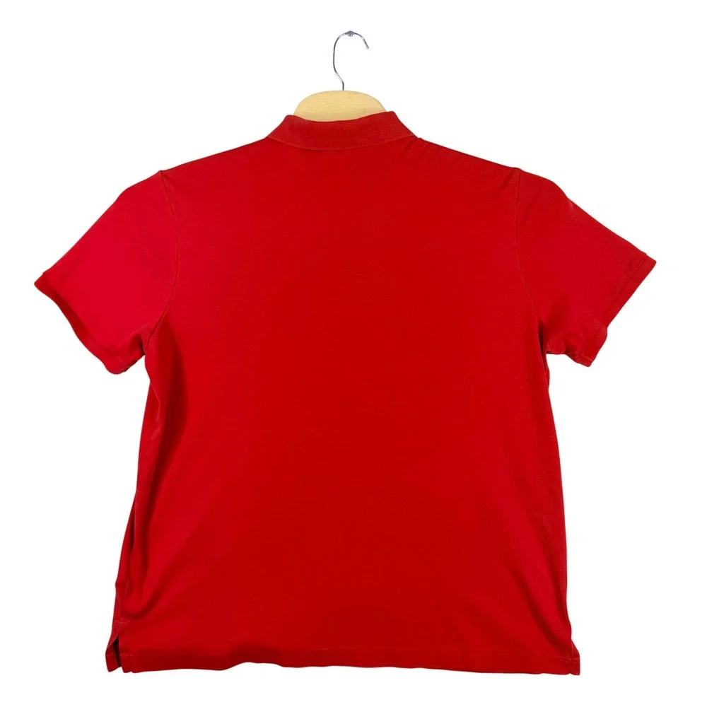 Polo Ralph Lauren Mens XL Classic Fit Red Short Sleeve Polo Shirt Sporty Preppy‎